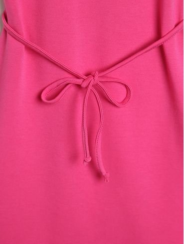 Vestido Moletinho Juvenil Para Menina - PINK