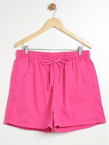 Short Sarja Plus Size Feminino PINK