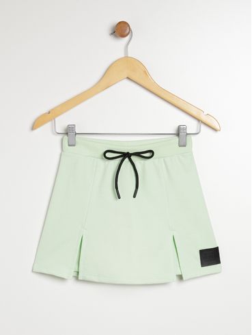 Short Saia Juvenil Para Menina - VERDE