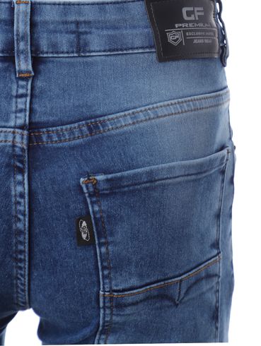 Bermuda Jeans Masculina AZUL