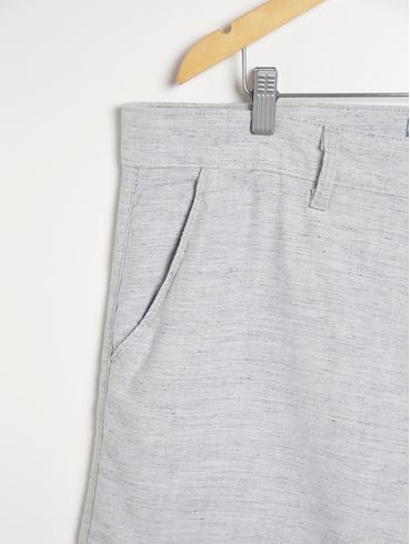 Bermuda Sarja Gangster Plus Size Masculina AZUL