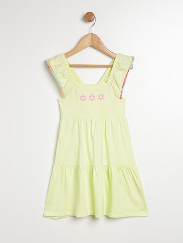 Vestido Infantil Para Menina - VERDE