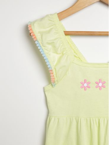 Vestido Infantil Para Menina - VERDE