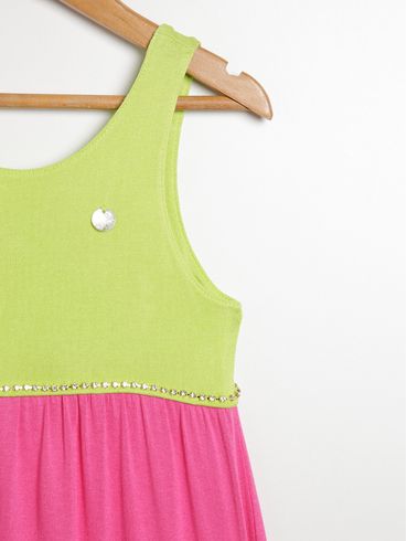 Vestido Infantil Para Menina - VERDE