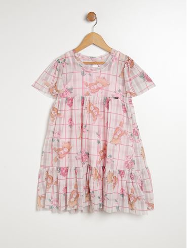 Vestido Infantil Para Menina - ROSA