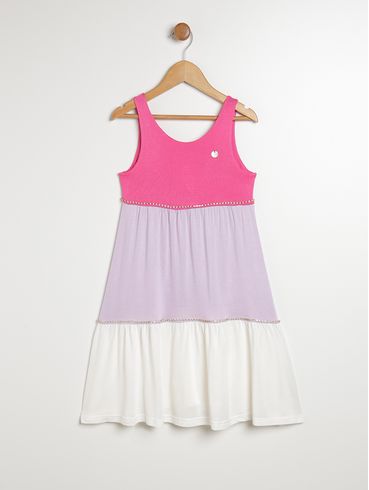 Vestido Infantil Para Menina - ROSA