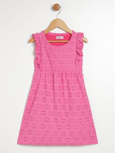 Vestido Kid+ Infantil Para Menina - ROSA