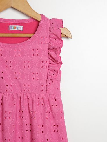 Vestido Kid+ Infantil Para Menina - ROSA