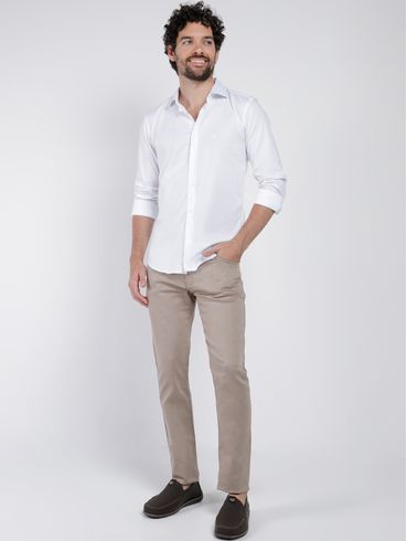 Camisa Manga Longa Masculina BRANCO