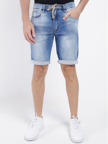 Bermuda Jeans Masculina AZUL