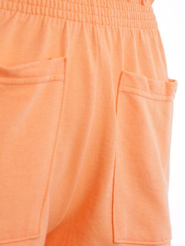 Short Moletinho Feminino LARANJA