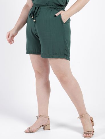 Short Plus Size Feminino VERDE