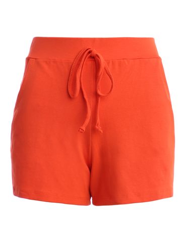 Short Moletinho Feminino LARANJA