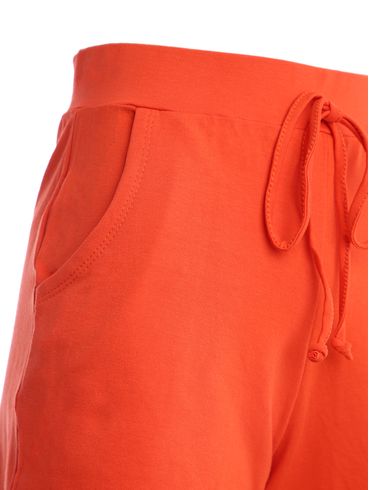 Short Moletinho Feminino LARANJA