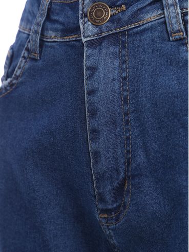 Bermuda Jeans Sawary Feminina AZUL