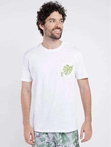 Camiseta Manga Curta Vels Masculina BRANCO