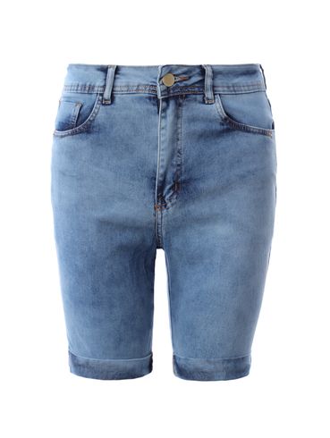 Bermuda Jeans Feminina AZUL