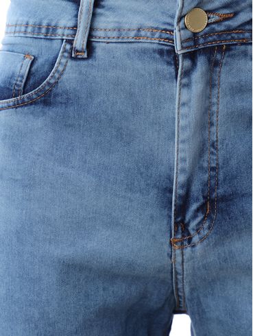 Bermuda Jeans Feminina AZUL