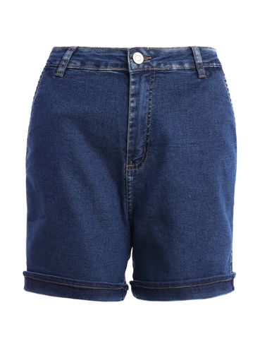 Bermuda Jeans Sawary Feminina AZUL