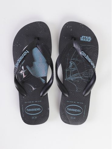 Chinelo Havaianas Star Wars Masculino PRETO/AZUL