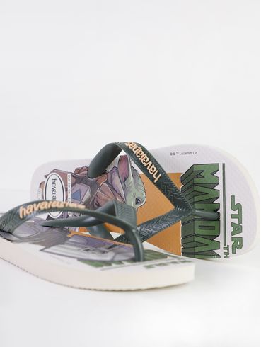 Chinelo Havaianas Star Wars Juvenil Para Menino - BEGE