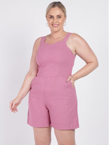 Macacão Plus Size Feminino ROSE