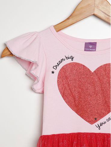 Vestido Infantil Para Menina - ROSA