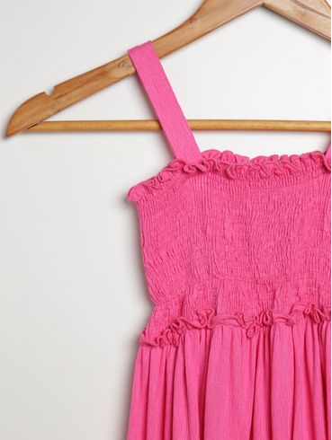 Vestido Infantil Para Menina - ROSA