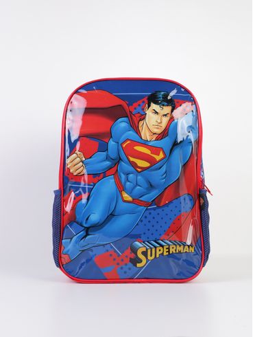 Mochila Escolar Superman Infantil - AZUL