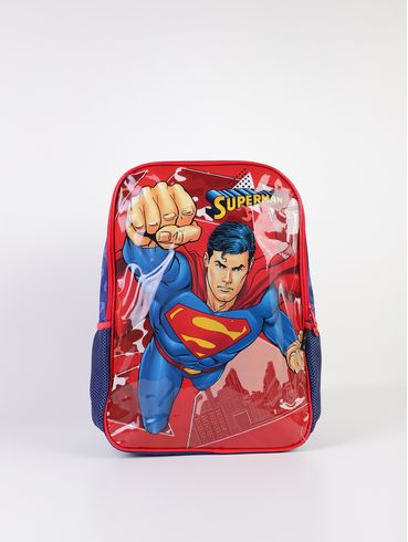 Mochila Escolar Superman Infantil - VERMELHO