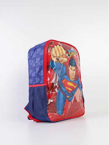 Mochila Escolar Superman Infantil - VERMELHO