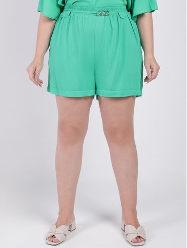 Bermuda Plus Size Feminina VERDE