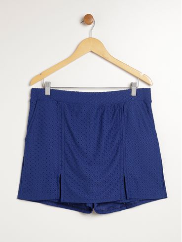 Short Autentique Plus Size Feminino AZUL