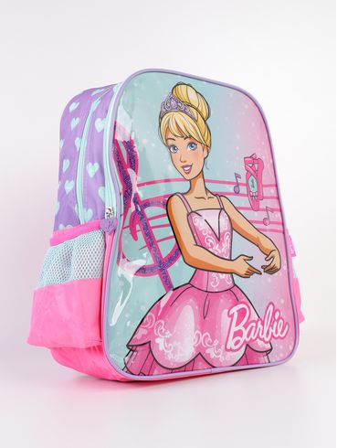 Mochila Escolar Barbie Infantil - ROSA