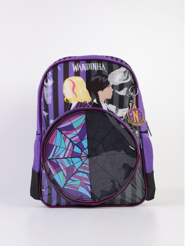 Mochila Escolar Wandinha Infantil - ROXO