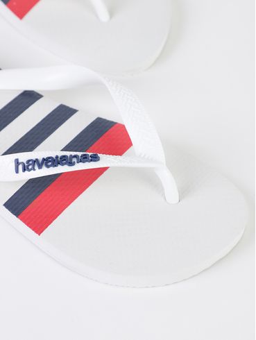 Chinelo Havaianas Masculino BRANCO/MARINHO