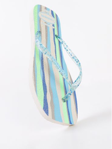 Chinelo Havaianas Feminino AZUL/BEGE