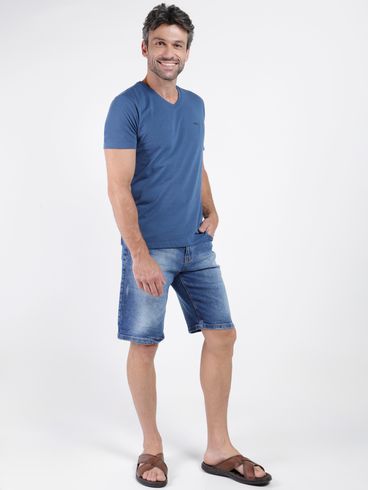 Bermuda Gangster Masculina AZUL