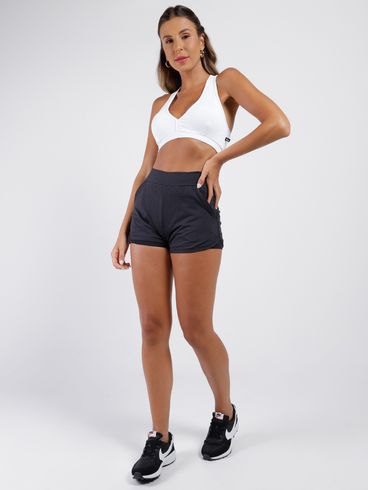 Short Esportivo Feminino Preto