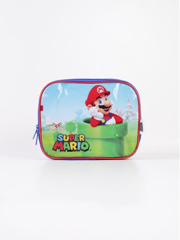 Lancheira Super Mario Infantil - AZUL