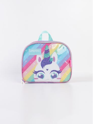 Lancheira Unicórnio Infantil - LILAS