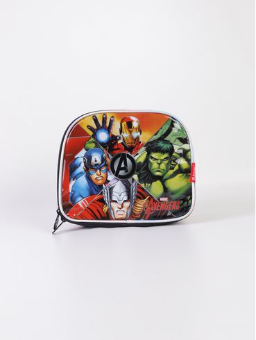 Lancheira Avengers Infantil - PRETO