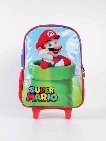 Mochila Escolar Super Mario AZUL