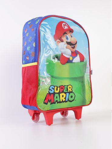 Mochila Escolar Super Mario AZUL