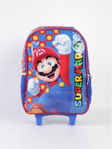 Mochila Escolar Super Mario VERMELHO