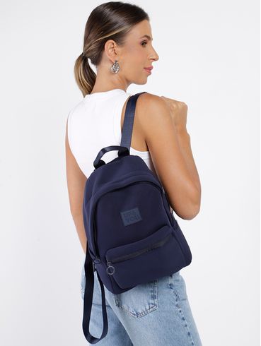 Bolsa Mochila Feminina Azul Marinho