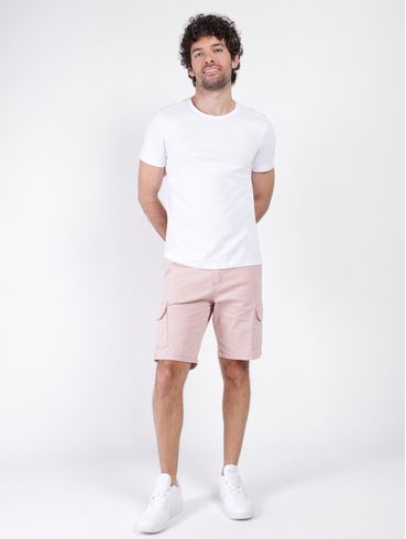 Bermuda Sarja Masculina ROSA