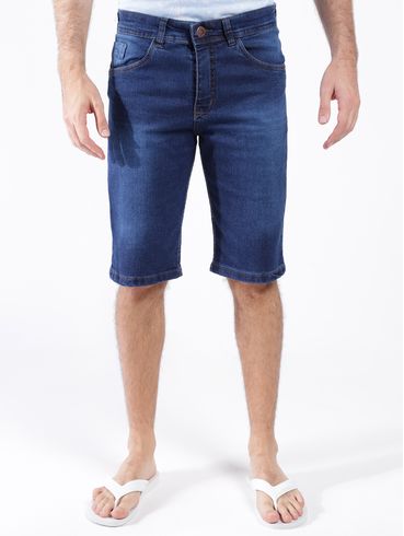 Bermuda Jeans Masculina AZUL
