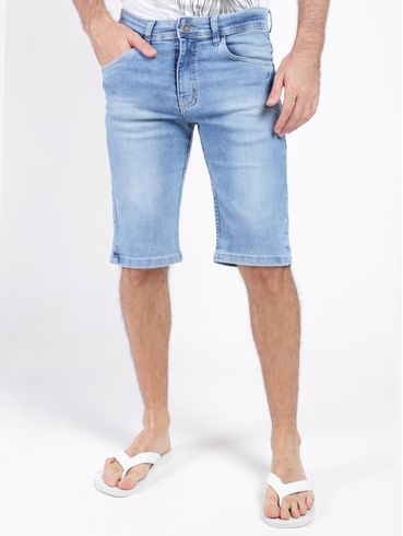 Bermuda Jeans Masculina AZUL