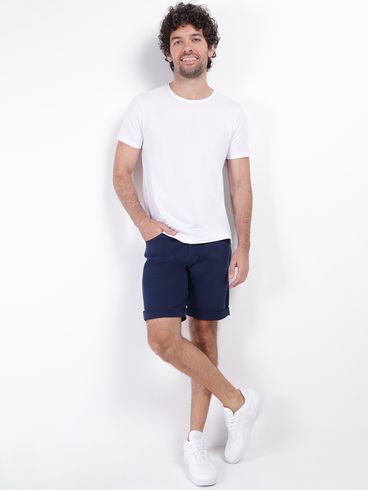 Bermuda Sarja Bivik Masculina MARINHO